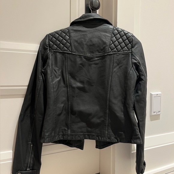 ALL SAINTS Cargo Leather Biker Jacket - Picture 5 of 6